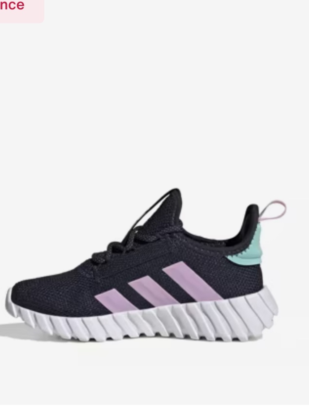 adidas Kids' Kaptir Sneakers - Navy / Pink - Picture 2 of 16
